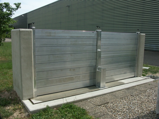 High-performance aluminium flood protection equipment