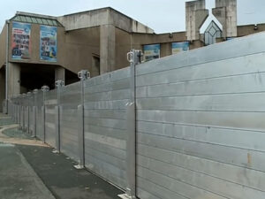 Flood Defence Demontable Barrier Lourdes Sanctuary